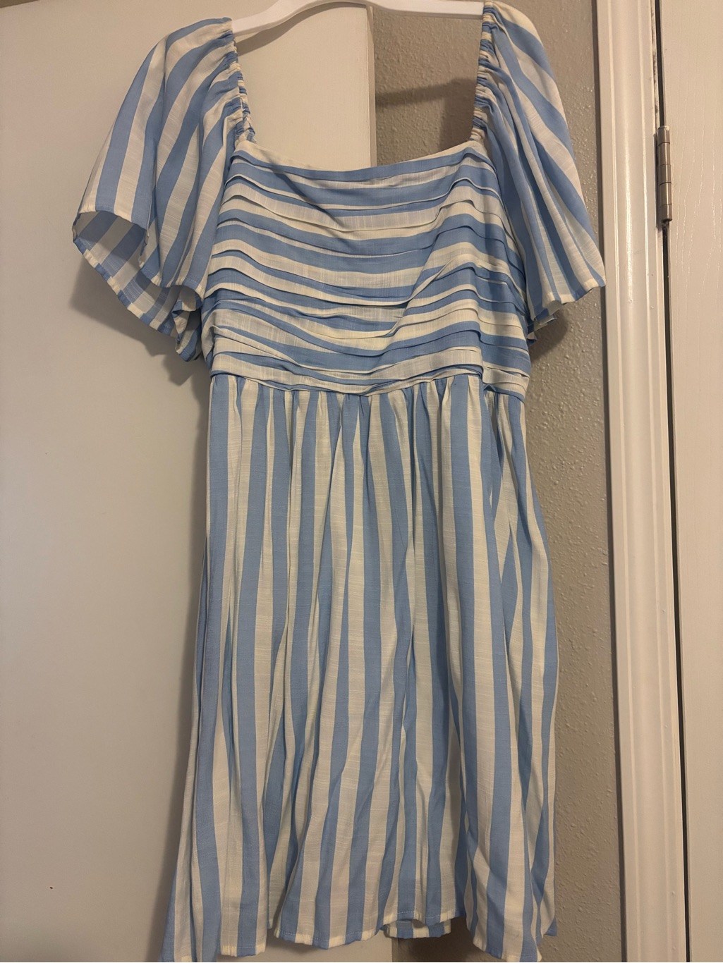 Lc Lauren Conrad Blue And White Striped Summer Top